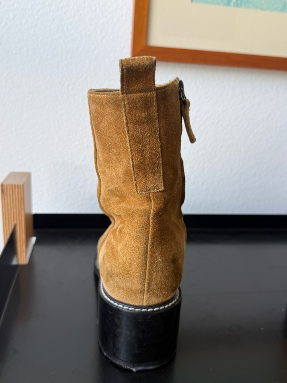 Everlane The City Boot in Toasted Almond Suede - Picture 7 of 16